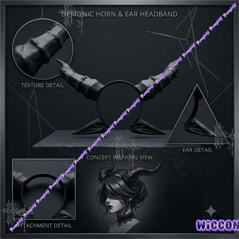 Party Games Stream - Fascia per capelli con corna e
