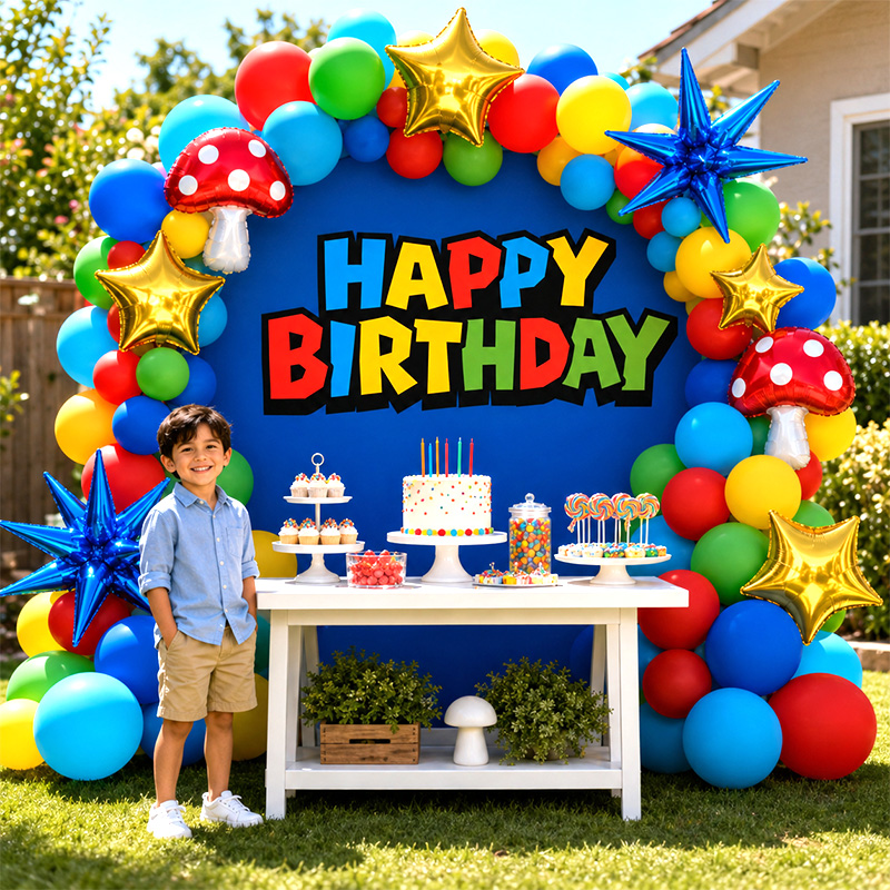 Party Games Mario - Super Bouquet di Palloncini a Tema
