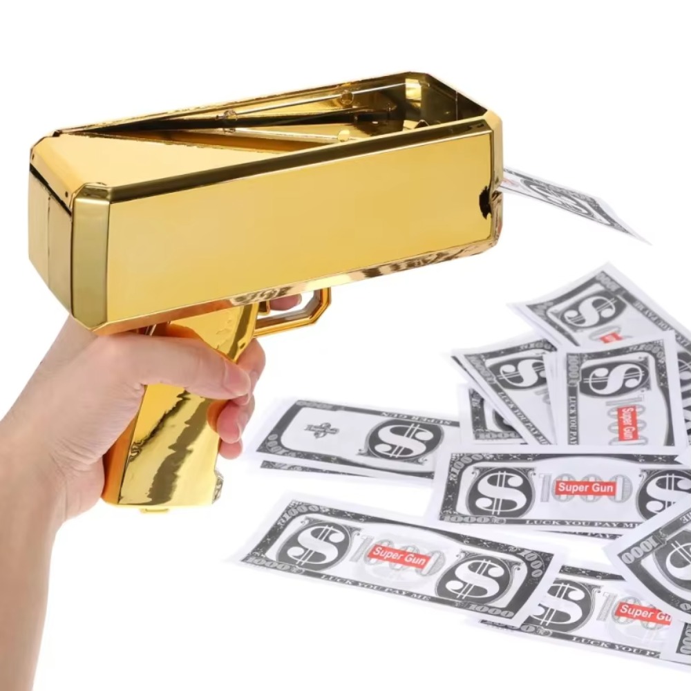 1 Set Pistola Spara Soldi Port - Party Games Engagement recensione e prezzo
