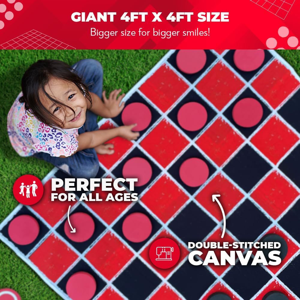 Set Gigante 2-in-1 per Dama e  - Tic Tac Toe Giant recensione e prezzo
