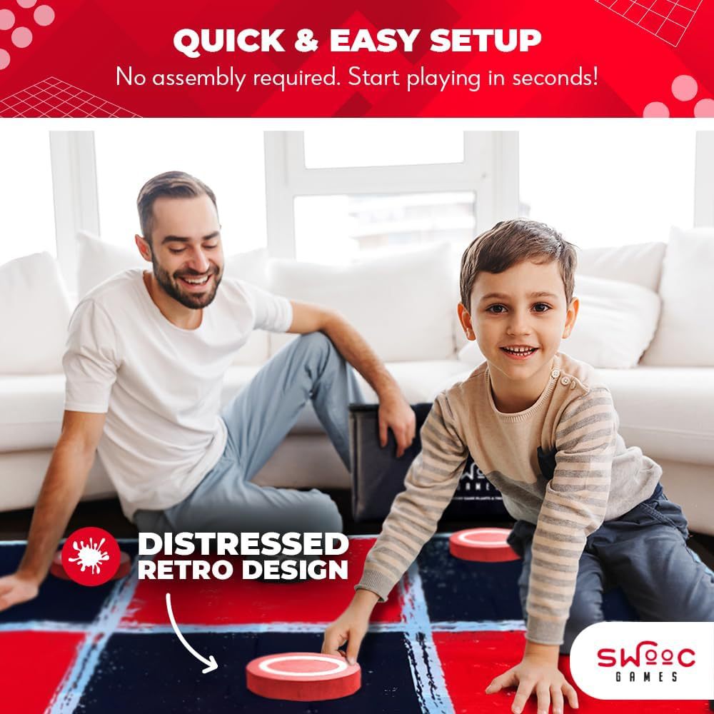 Set Gigante 2-in-1 per Dama e  - Tic Tac Toe Giant recensione e prezzo