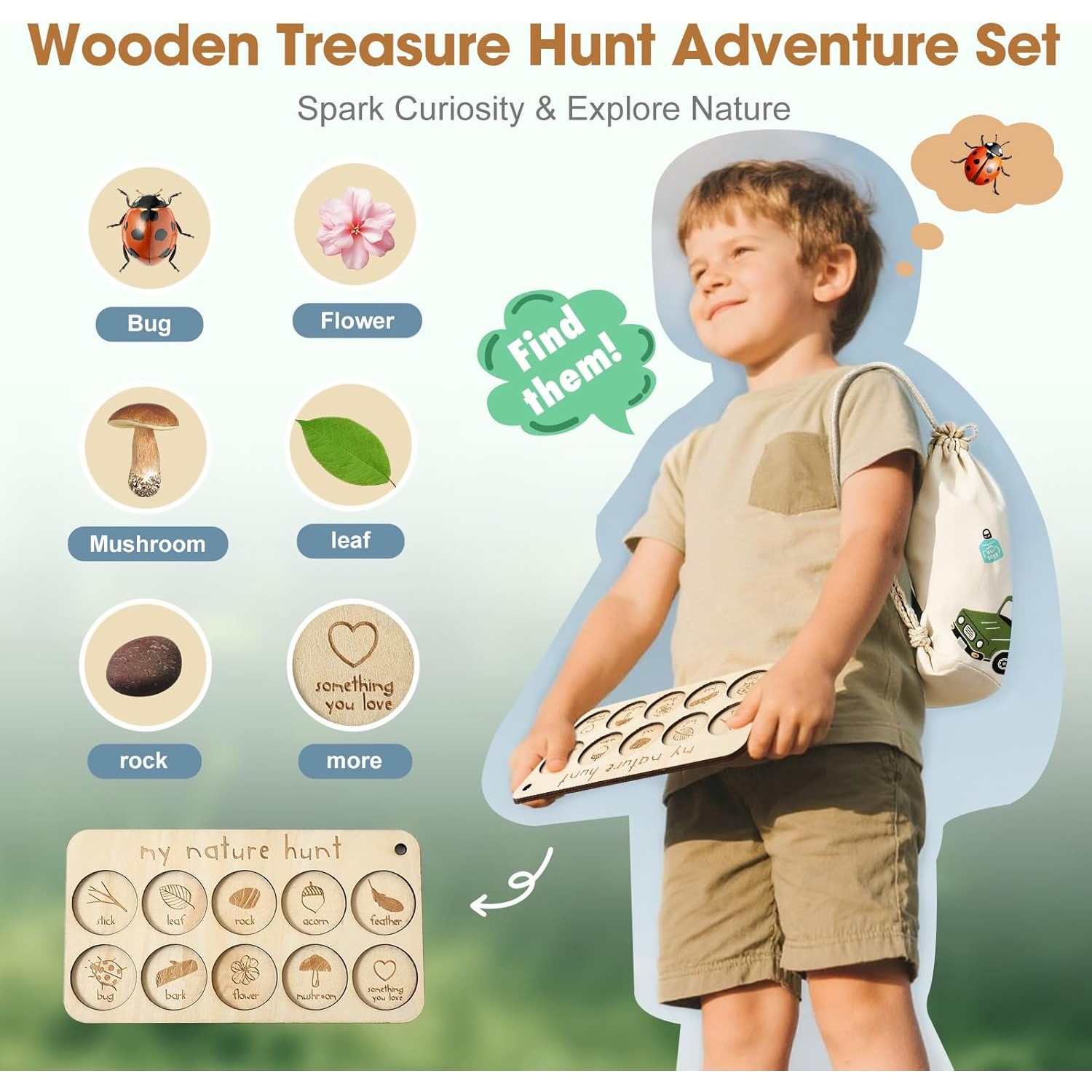 Kit Cacciatore di Insetti per  - Scavenger Hunt Card recensione e prezzo