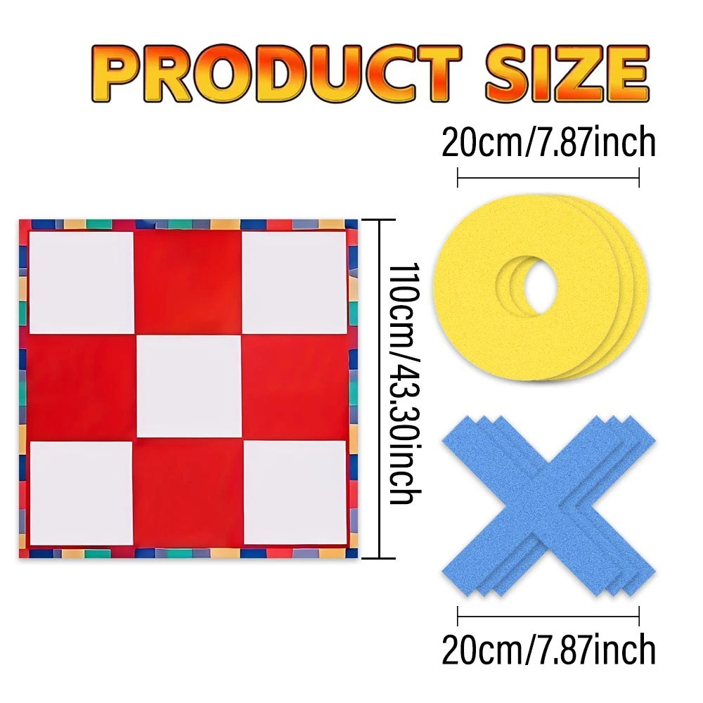 Tappeto da gioco gigante Tic T - Tic Tac Toe Giant recensione e prezzo