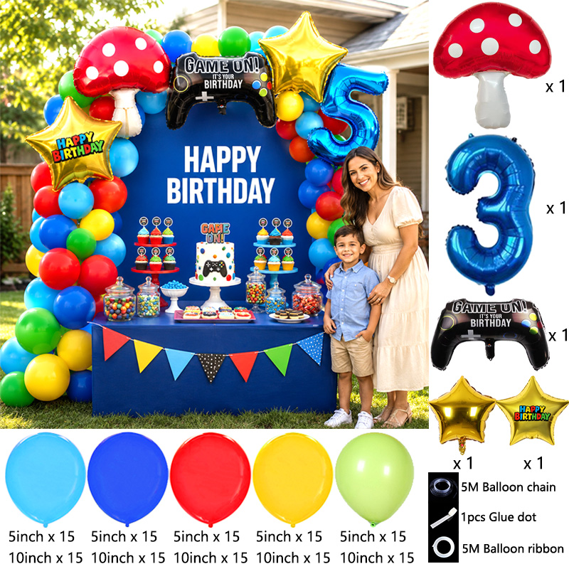 Set di palloncini a tema Super - Party Games Mario recensione e prezzo