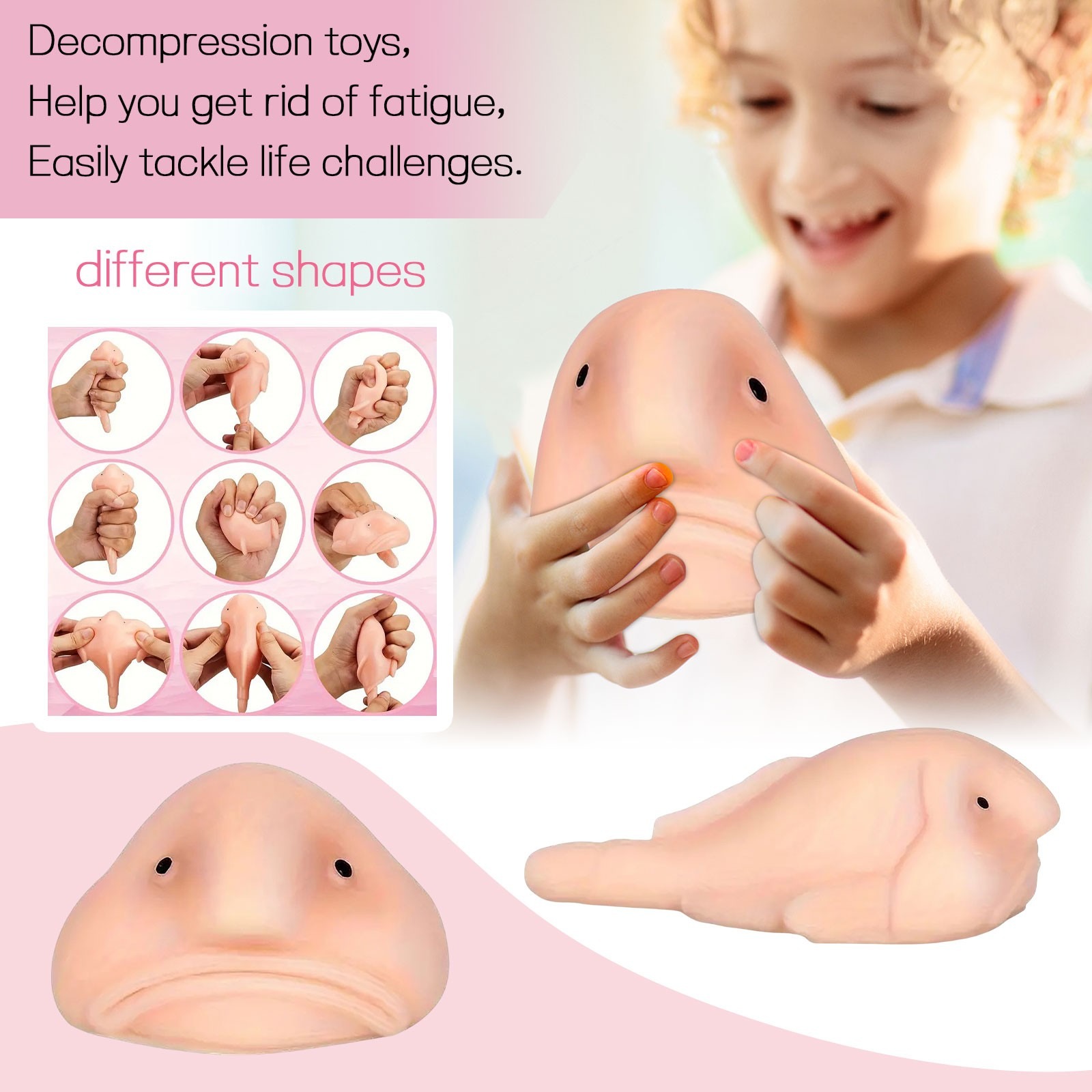 Squishy Blobfish Squeeze Toy S - Party Games Engagement recensione e prezzo