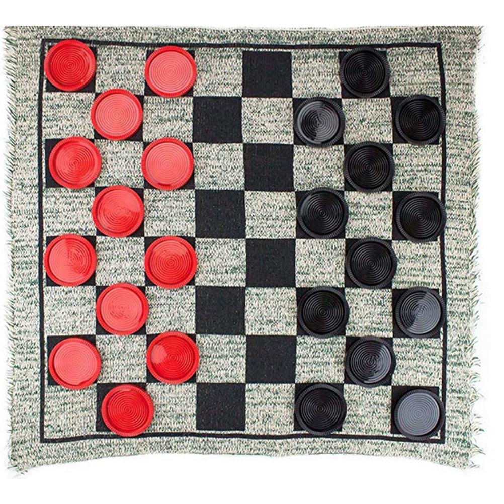 Set di Dama Gigante 3 in 1 con - Tic Tac Toe Giant recensione e prezzo